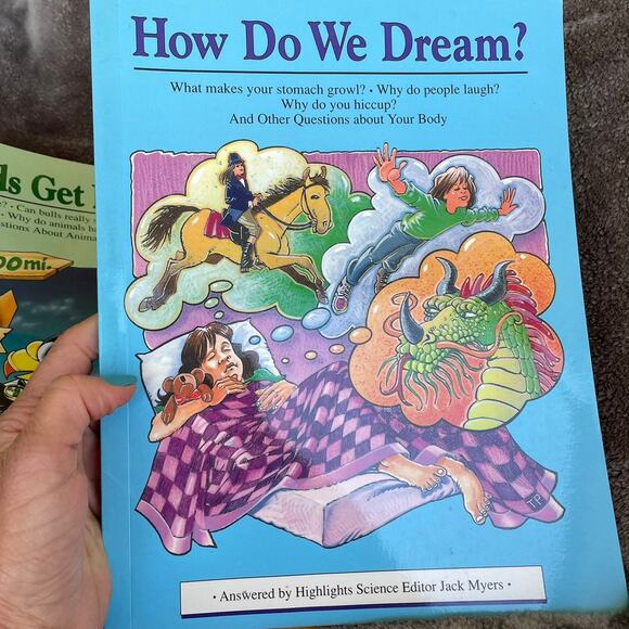 Highlights Paperback Books for Children Lot of 3 answers questions kids Vintage - Picture 5 of 9